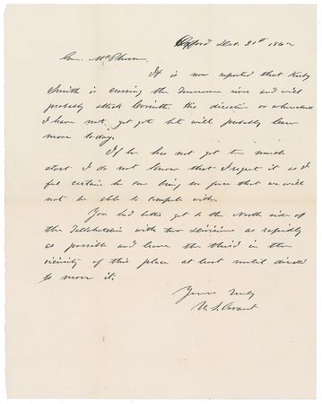 Lot #27 U. S. Grant: Grant relays Confederate