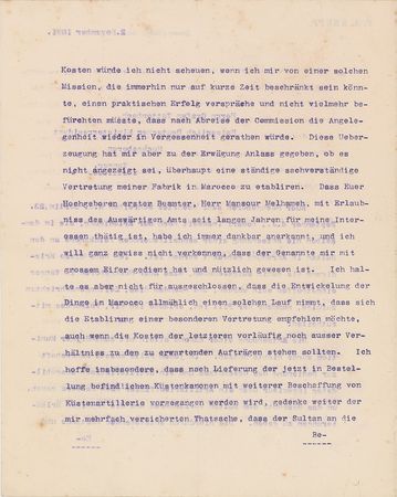 Lot #137 Friedrich Alfred Krupp Typed Letter Signed - Image 3