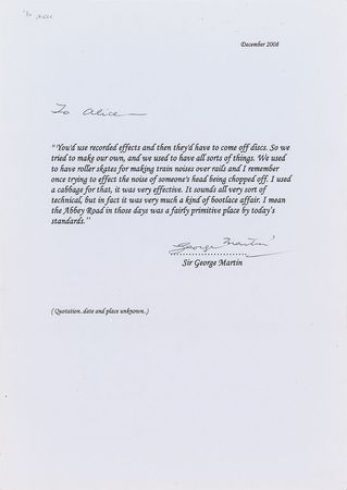Lot #580 Beatles: George Martin - Image 5