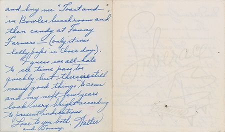 Lot #641 Liberace Handwritten Letter Signed - Image 2