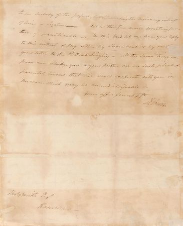 Lot #124 Aaron Burr Handwritten Letter Signed - Image 2