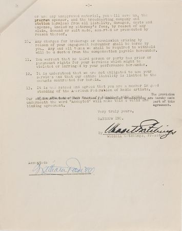 Lot #789 William Powell - Image 1