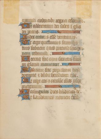 Lot #456 Illuminated Manuscript Illuminated Manuscript - Image 2