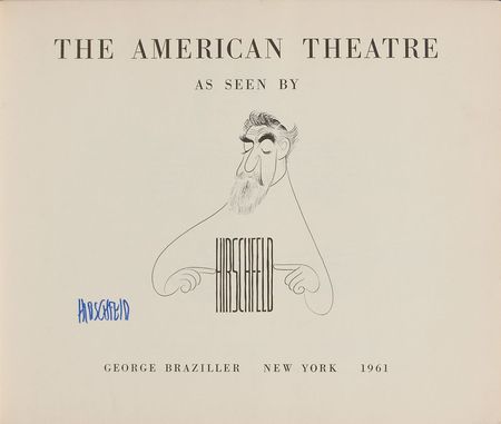 Lot #367 Al Hirschfeld Signature - Image 1