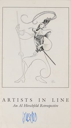 Lot #367 Al Hirschfeld Signature - Image 3