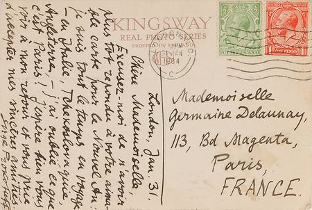 Lot #490 Sergei Prokofiev Handwritten Letter Signed - Image 1