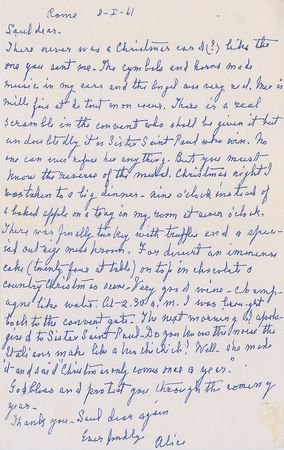 Lot #475 Alice B. Toklas Handwritten Letters Signed - Image 1