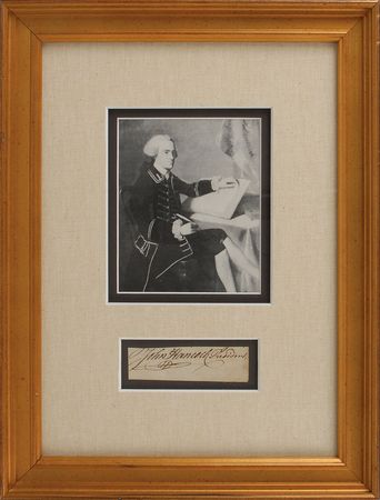 Lot #120 John Hancock Signature - Image 1
