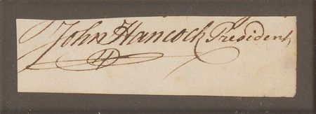 Lot #120 John Hancock Signature - Image 2