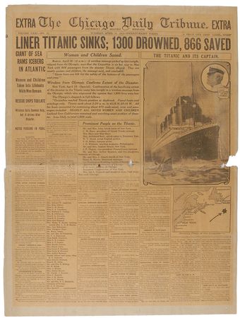 Lot #230 Titanic Newspapers - Image 8
