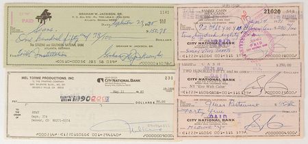 Lot #649 Musicians Checks - Image 1