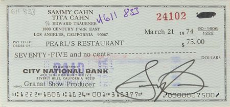 Lot #649 Musicians Checks - Image 2
