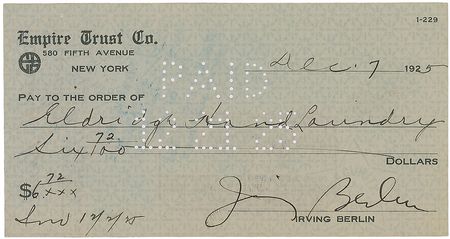Lot #649 Musicians Checks - Image 3