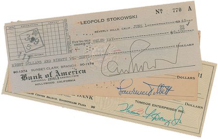 Lot #649 Musicians Checks - Image 4