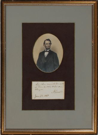 Lot #20 Abraham Lincoln: President Lincoln