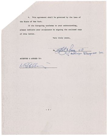 Lot #615 Badfinger Signed Documents - Image 5