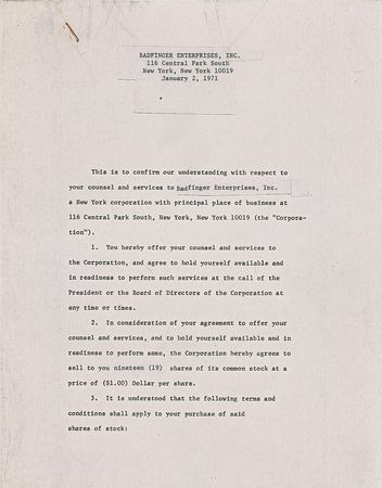 Lot #615 Badfinger Signed Documents - Image 6