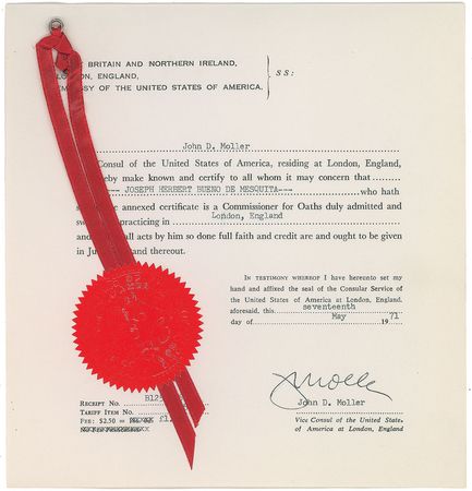 Lot #551 Beatles: John Lennon: Historic 1969 Lennon deposition concerning ?Come Together? and Chuck Berry plagiarism - Image 1