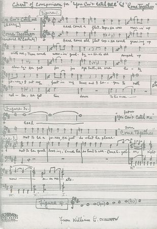 Lot #551 Beatles: John Lennon: Historic 1969 Lennon deposition concerning ?Come Together? and Chuck Berry plagiarism - Image 5