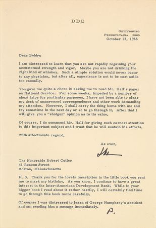 Lot #104 Dwight D. Eisenhower Typed Letters Signed - Image 3