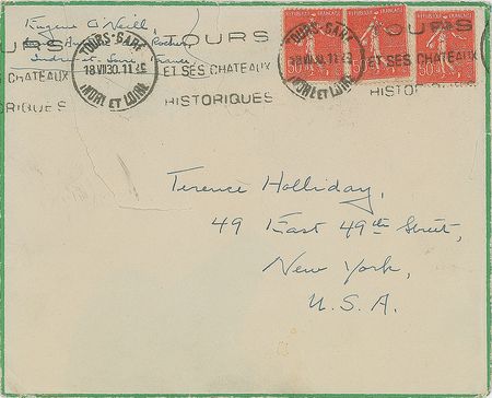 Lot #494 Eugene O’Neill Handwritten Letter Signed - Image 3