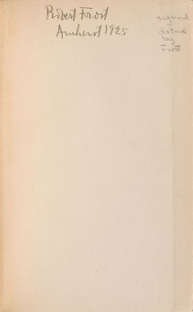 Lot #466 Robert Frost Book - Image 1