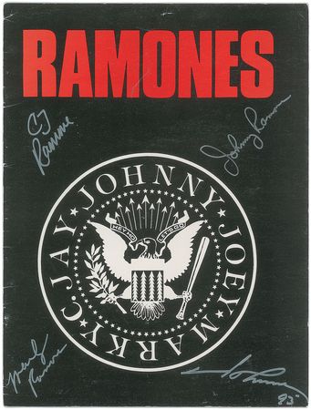 Lot #677 The Ramones Program - Image 1