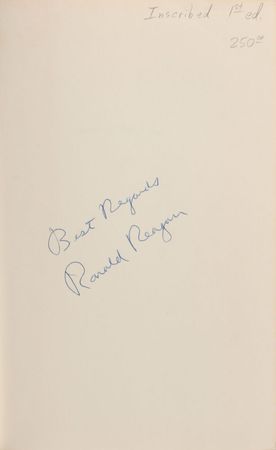 Lot #118 Ronald Reagan Book - Image 1