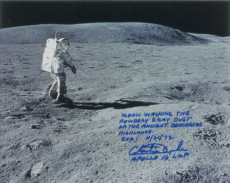 Lot #340 Moonwalkers Signed Photographs - Image 1