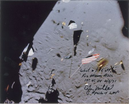 Lot #316 Edgar Mitchell Signed Photographs - Image 2