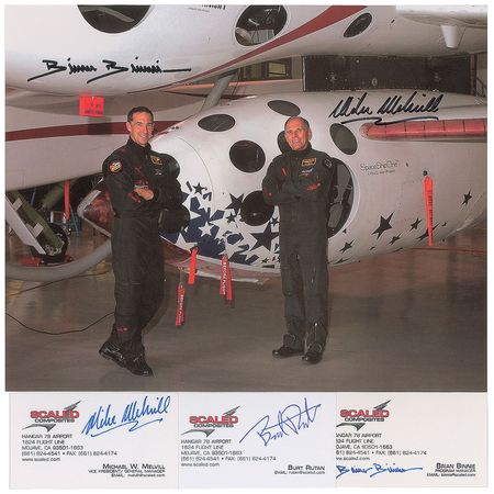 Lot #348 SpaceShipOne Group Lot - Image 1