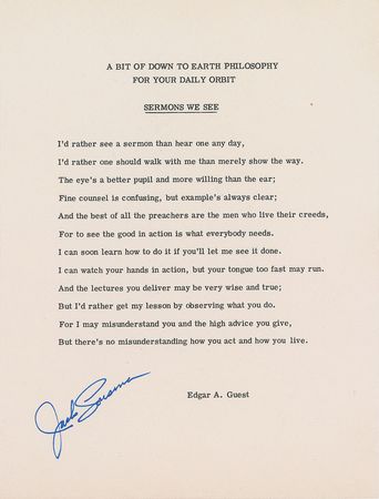 Lot #341 Astronauts Souvenir Typescripts - Image 1