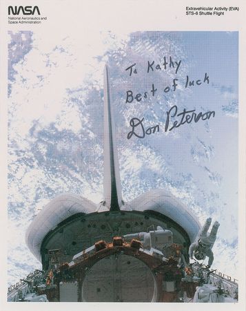 Lot #347 Don Peterson Handwritten Letter Signed and Signed Photographs - Image 2