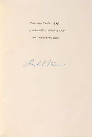 Lot #111 Richard Nixon - Image 1