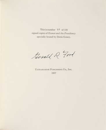 Lot #115 Gerald Ford Books - Image 1