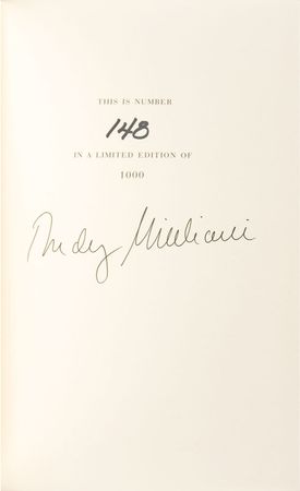 Lot #204 Rudy Giuliani and Colin Powell - Image 1