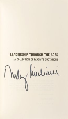 Lot #204 Rudy Giuliani and Colin Powell - Image 3