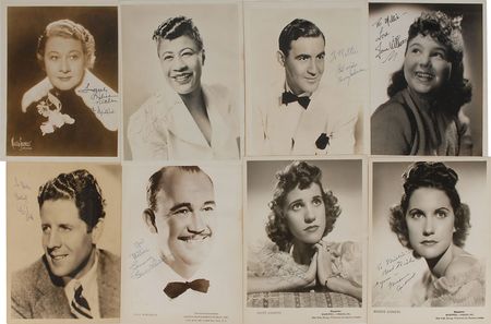 Lot #912 Entertainers Signed Photographs - Image 1