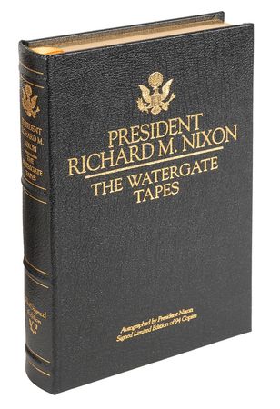 Lot #112 Richard Nixon Book and Tapes - Image 2
