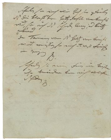 Lot #249 Gebhard Leberecht von Blucher Handwritten Letter Signed - Image 2