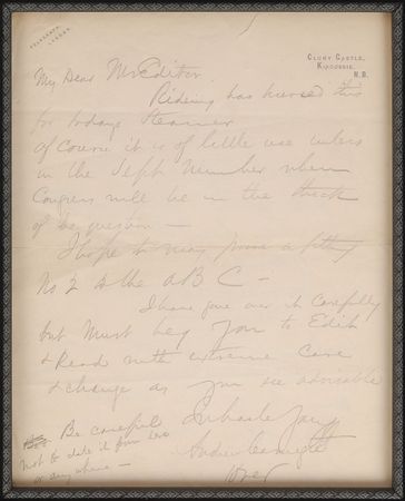 Lot #191 Andrew Carnegie Handwritten Letter Signed - Image 2