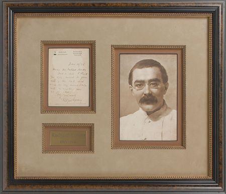 Lot #484 Rudyard Kipling Handwritten Letter Signed - Image 1