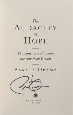 Lot #127 Barack Obama Book - Image 1