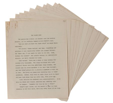 Lot #425 Sylvia Plath: Rare hand-edited short story by the 17-year-old Sylvia Plath - Image 2