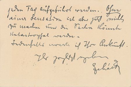 Lot #535 Franz Lehar Handwritten Letters Signed - Image 3
