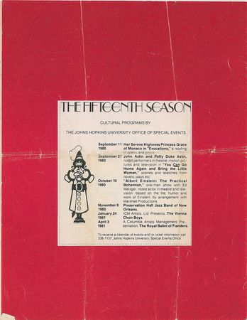 Lot #929 Grace Kelly Program - Image 2