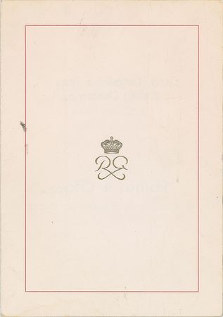 Lot #930 Grace Kelly Christmas Card - Image 2