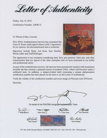Lot #646 Guns N’ Roses Album - Image 2