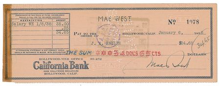 Lot #963 Mae West - Image 1