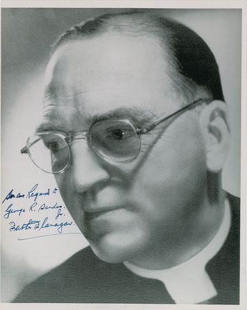 Lot #200 Father E. J. Flanagan Signed Photograph - Image 1